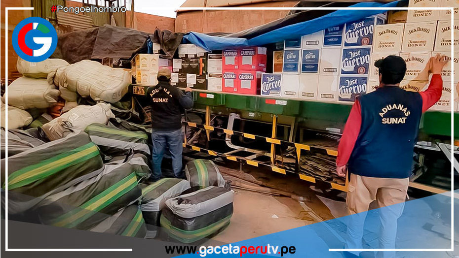 Tacna: Incautaron cargamento de ropa y licores de contrabando