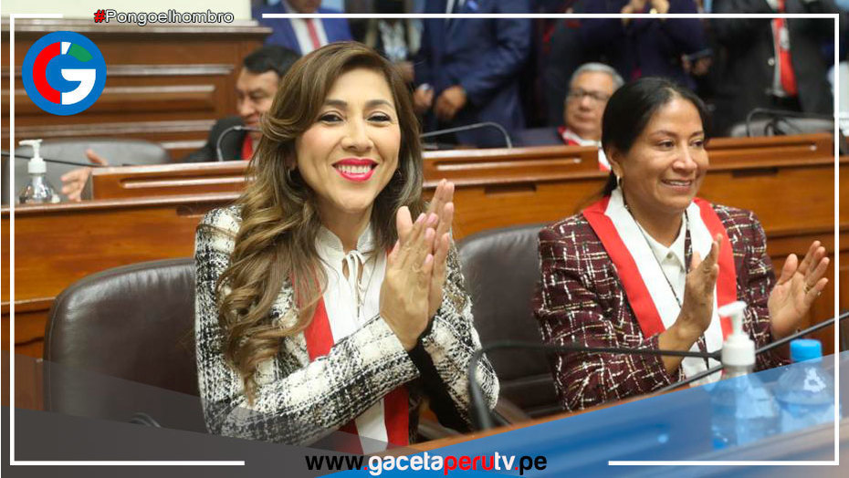 Lady Camones Soriano es elegida presidenta del Congreso