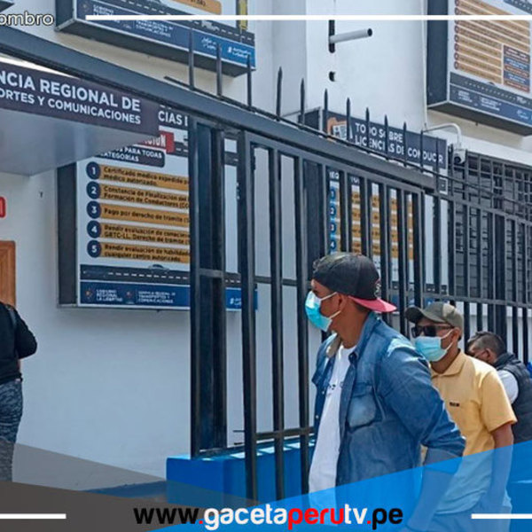 La Libertad: suspenden atención en Gerencia de Transportes 