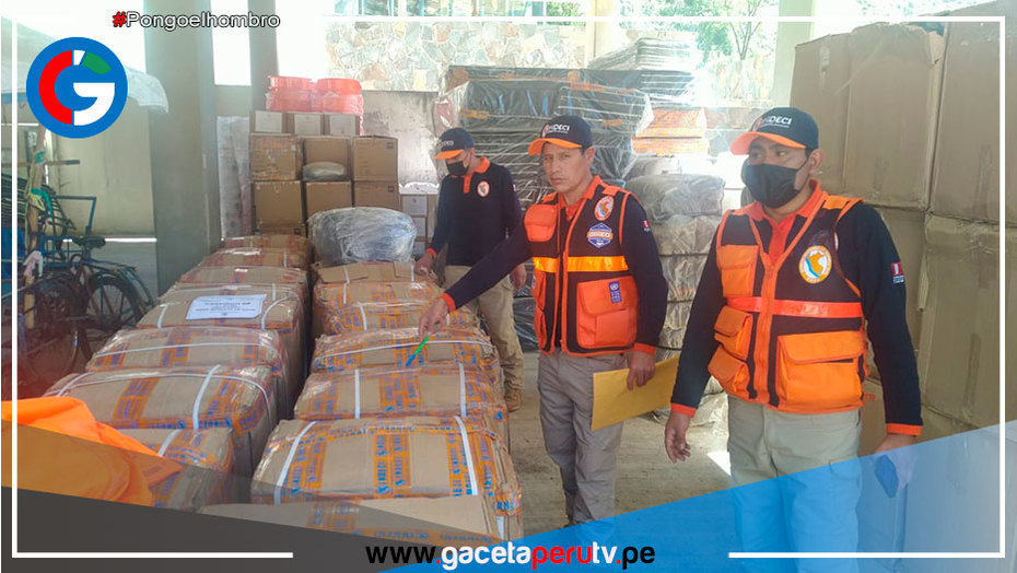 Indeci entregó ayuda humanitaria a los afectados de Chavín