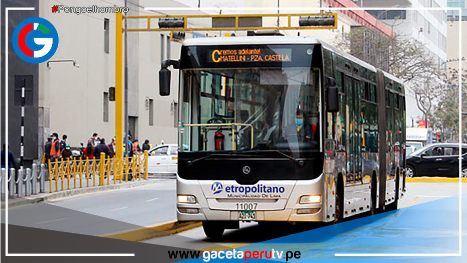Metropolitano, Metro y corredores funcionarán normalmente este lunes 4 de julio