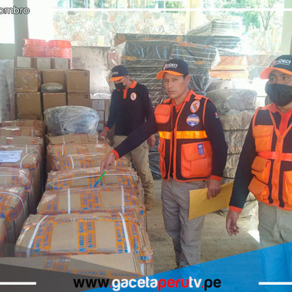 Indeci entregó ayuda humanitaria a los afectados de Chavín