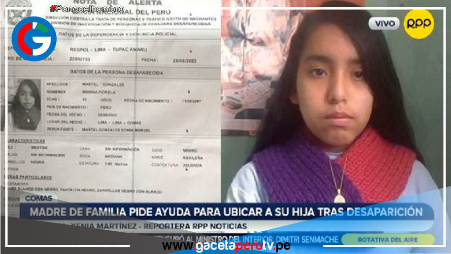 Una madre busca ayuda para encontrar a su hija adolescente desaparecida