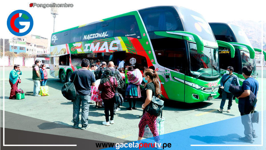 Lima: Terminales de transporte interprovincial de pasajeros operarán hoy 4 de julio