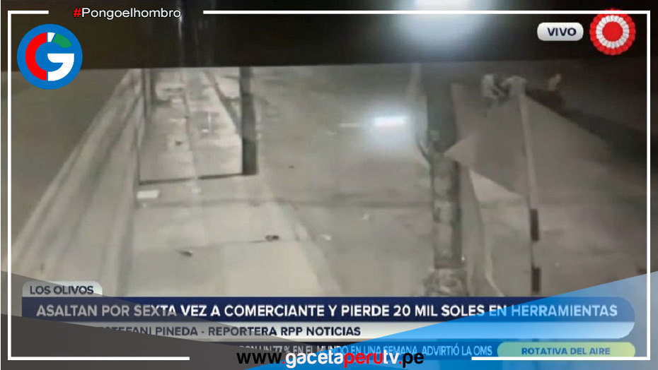 Delincuentes roban en un taller y se llevan máquinas por valor de 20.000 soles