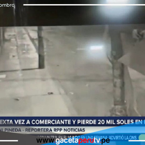 Delincuentes roban en un taller y se llevan máquinas por valor de 20.000 soles