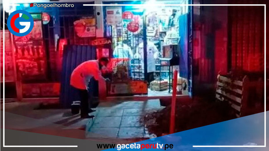 Propietario de un almacén recibió un disparo dentro de su lugar de trabajo