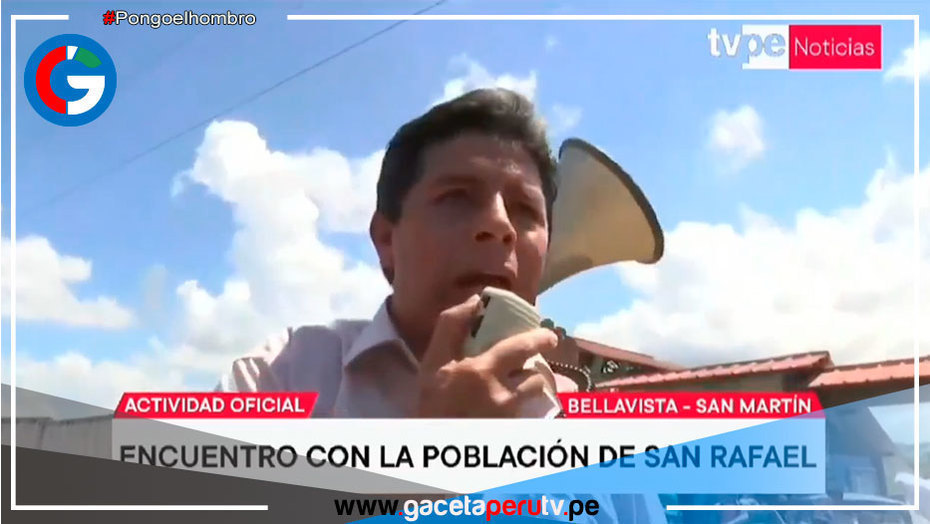 Presidente Castillo: “Salen en la gran televisión, y entrevistan gente que no conoce el país”
