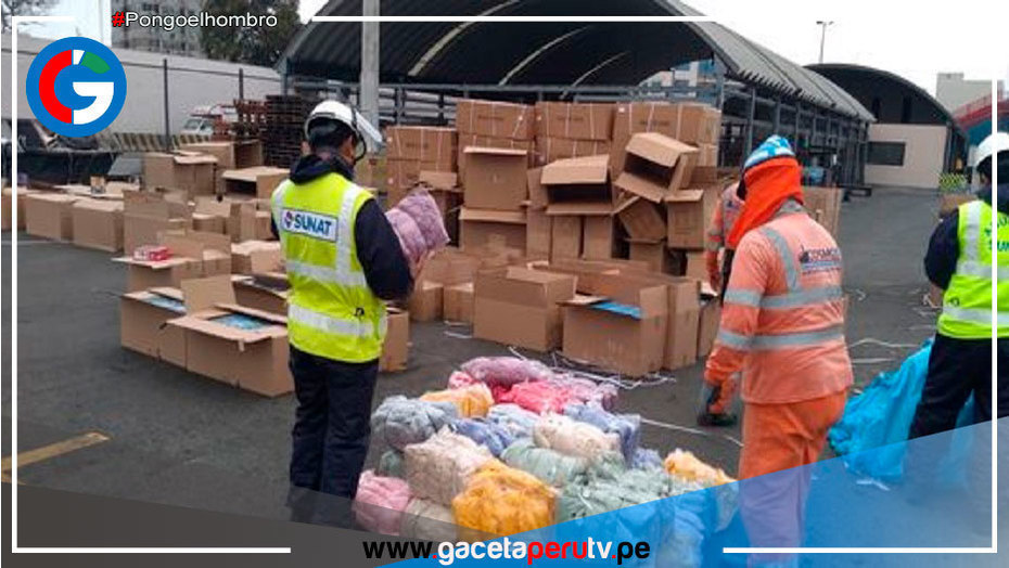 Sunat embargó cargamento de ropa y alcohol de contrabando por más de $500,000