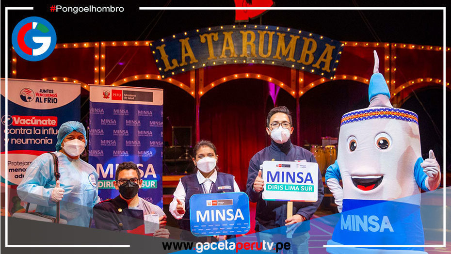 Brigadas del Minsa estarán en circo La Tarumba vacunando contra covid-19