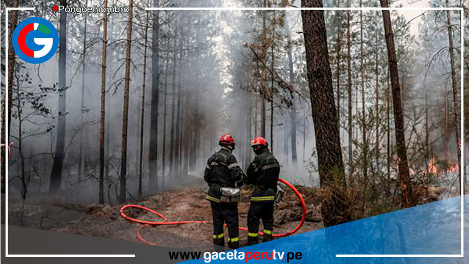Francia: La lluvia da un "respiro" en la lucha contra un gigantesco incendio al suroeste