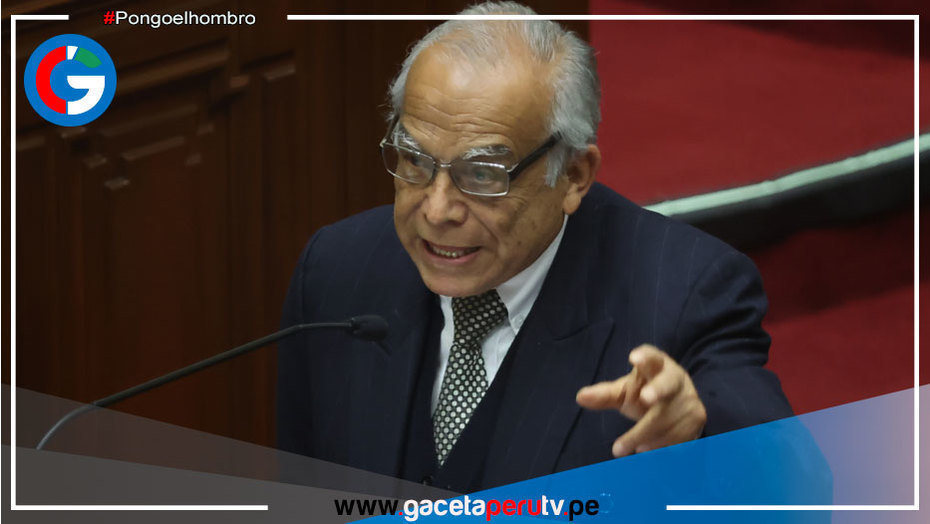 Premier al Congreso: "Si ustedes consideran que mi persona es perjudicial, tienen la facultad de censurarme"