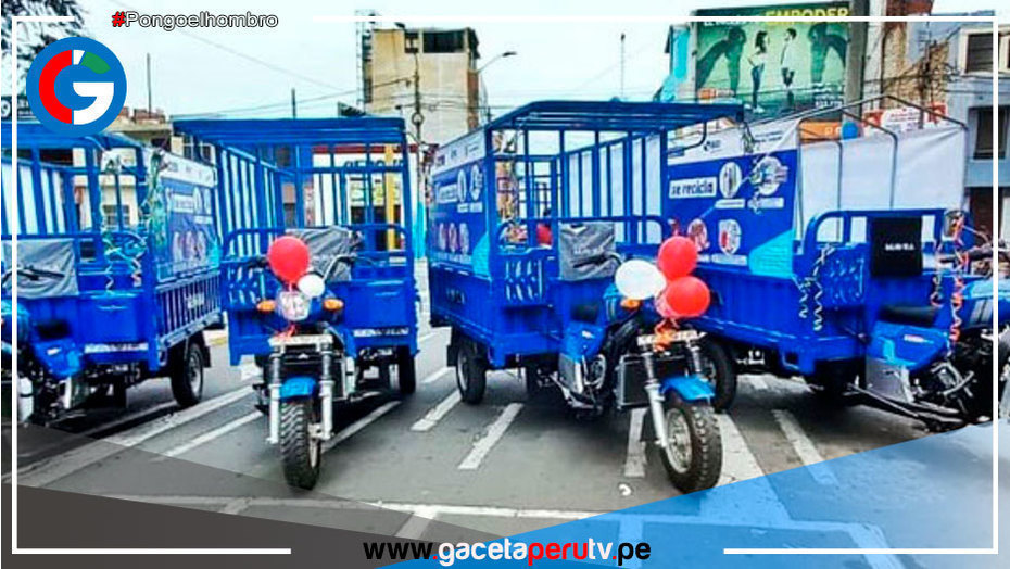 Entregan vehículos motorizados para optimizar el reciclaje en Huaura