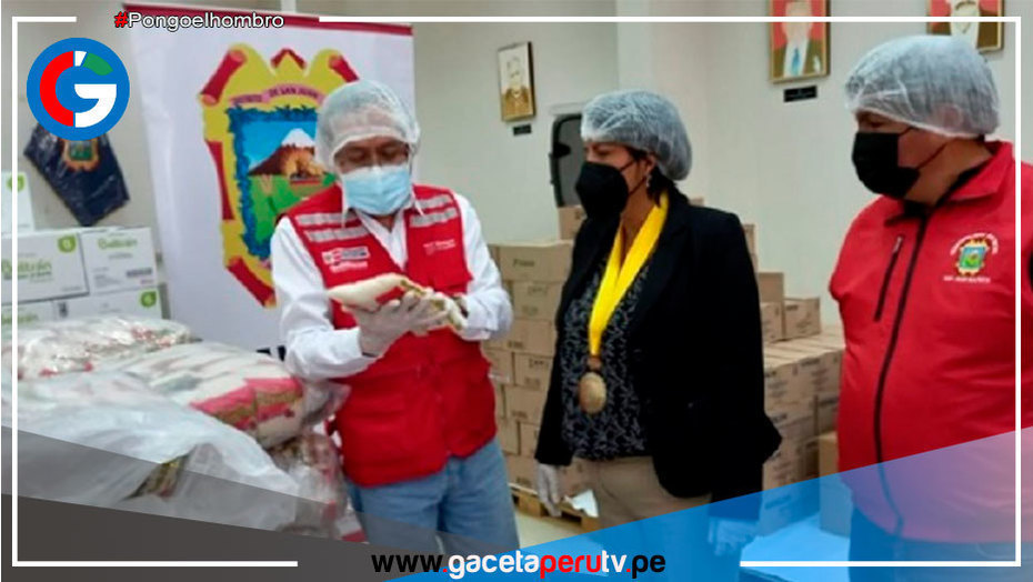 Ayacucho: Entregan alimentos para atención de ollas comunes en San Juan Bautista