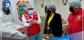 Ayacucho: Entregan alimentos para atención de ollas comunes en San Juan Bautista