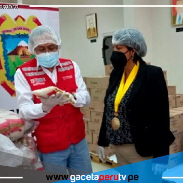Ayacucho: Entregan alimentos para atención de ollas comunes en San Juan Bautista