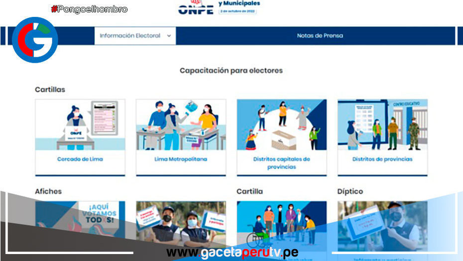 ONPE facilita capacitación virtual a electores, miembros de mesa y otros actores electorales