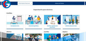 ONPE facilita capacitación virtual a electores, miembros de mesa y otros actores electorales