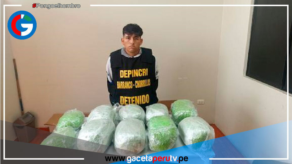 Capturan a sujeto que tenía 18 kilogramos de marihuana en un auto