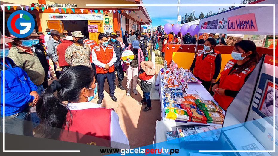 Familias de Apurímac accederán a más de 2500 atenciones del Estado en tercera caravana del Midis