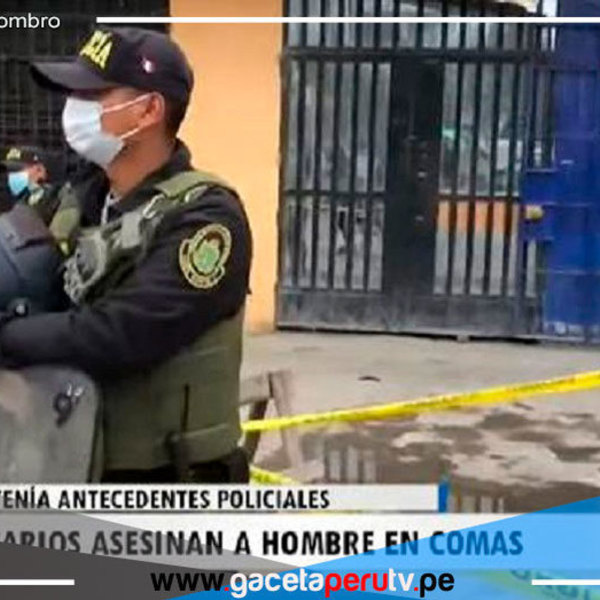 Sicarios armados persiguen y matan a un sujeto en la Av. Trapiche 