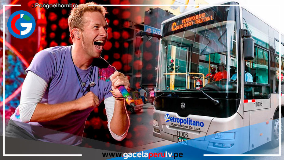 El Metropolitano y los Corredores anunciaron su servicio especial para los que asistan al concierto de Coldplay