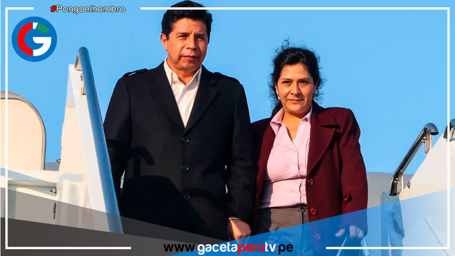 Lilia Paredes viaja junto a Pedro Castillo, aunque esté con pedido de impedimento de salida del país por 36 meses