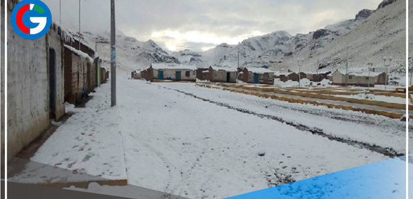 En 75 provincias se registrará nieve, granizo, aguanieve y lluvia