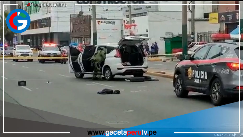 Un muerto, un herido y un detenido deja balacera en Surquillo
