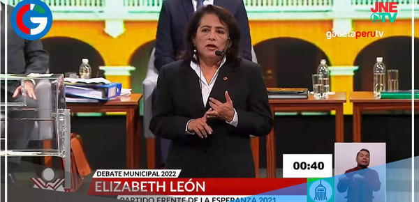 Candidata Elizabeth León propone implementar oficina de Gestión de Riesgos