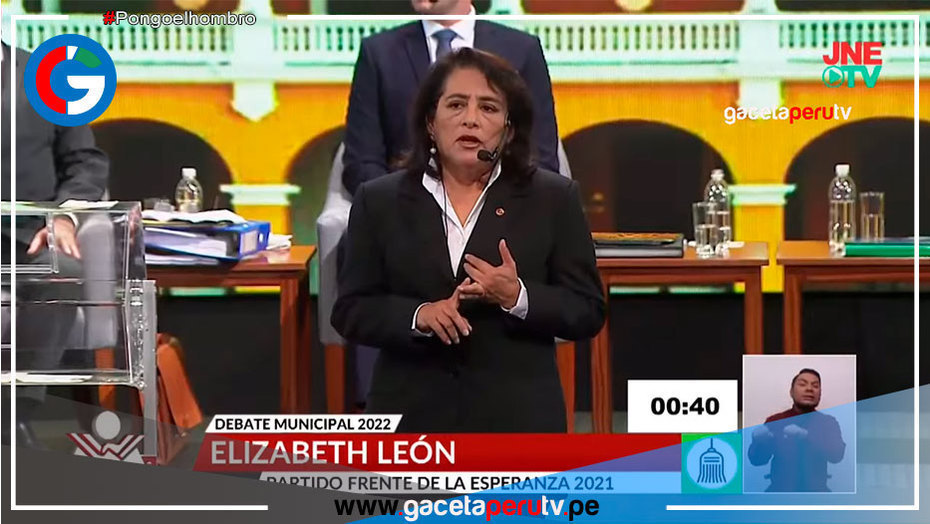 Candidata Elizabeth León propone implementar oficina de Gestión de Riesgos
