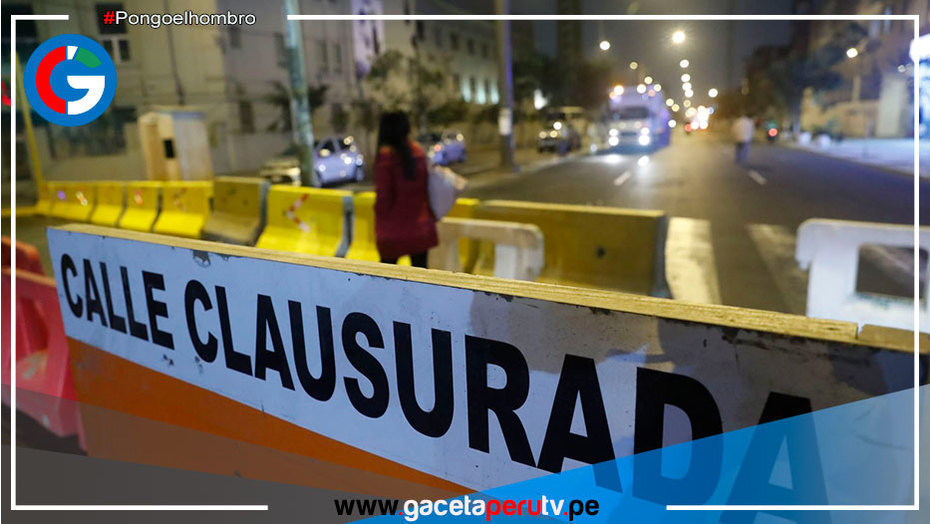 Hoy lunes 26 de setiembre se iniciará plan de desvío vehicular en Breña