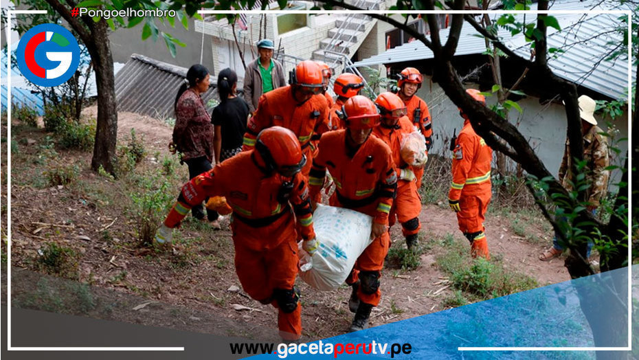 Aumentan los muertos por sismo de 6.6 en China