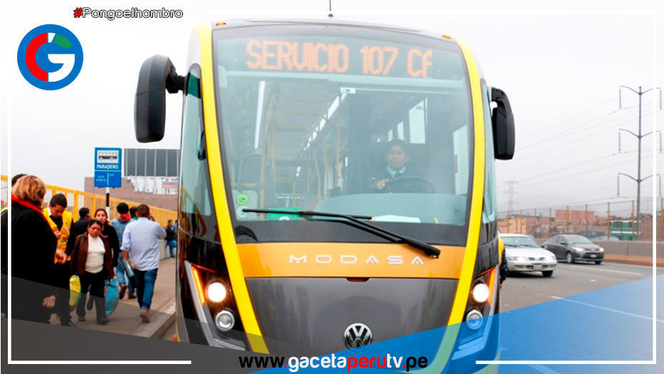 Buses del corredor amarillo llegan al Callao