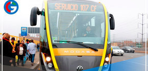 Buses del corredor amarillo llegan al Callao