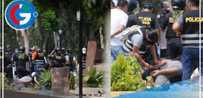 Detienen a más de 200 personas durante el desalojo a manifestantes en Universidad