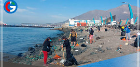Retiran más de 2 toneladas de residuos sólidos del malecón de Chimbote