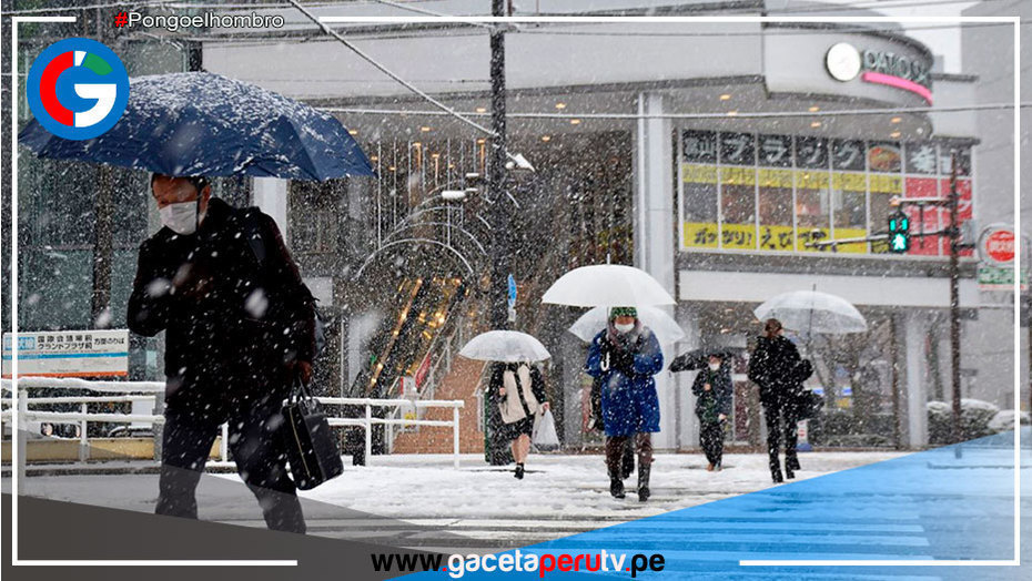 Japón: Ola de frío deja vuelos y trenes cancelados y carreteras cortadas