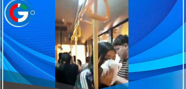 Pasajeros del Metropolitano fueron afectados por bombas lacrimógenas