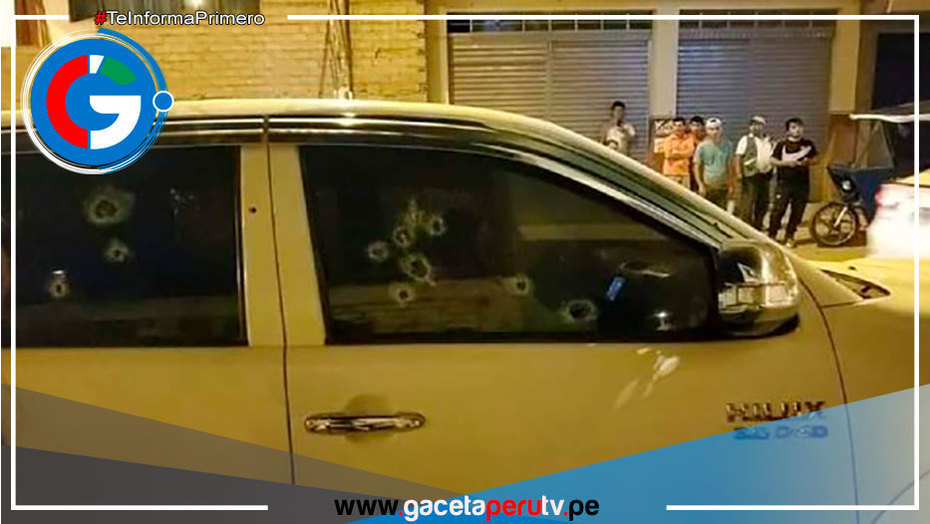 Dos hombres fueron asesinados con armas automáticas dentro de una camioneta