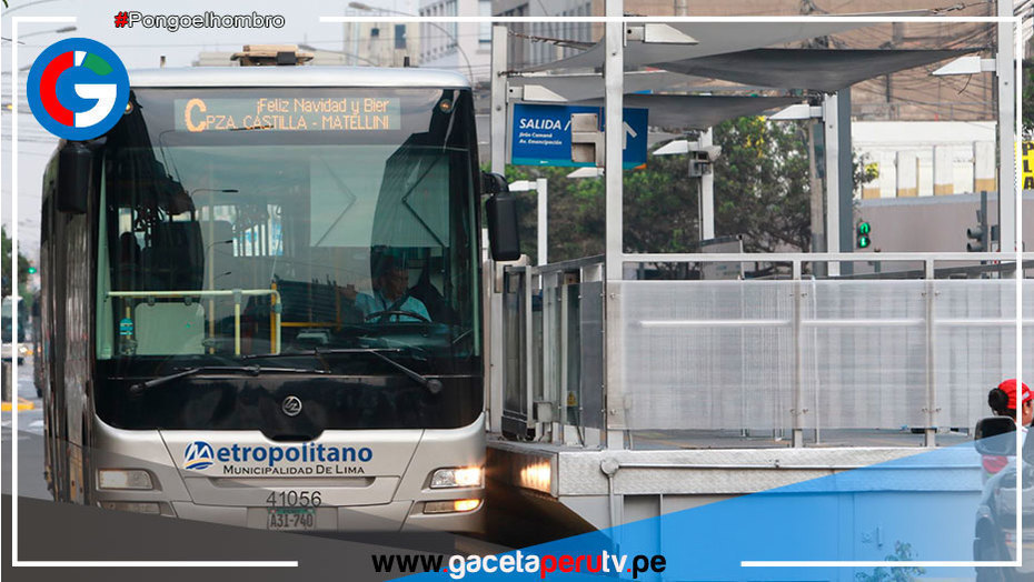 Lima: ATU informa que todos los servicios de Metropolitano operan con normalidad
