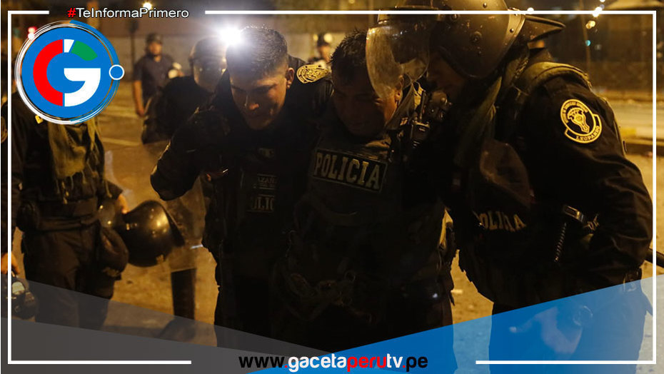 Enfrentamientos dejaron cuatro policías heridos en Lima