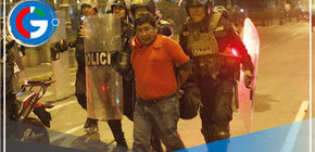 Detuvieron al menos a 10 personas tras enfrentamientos