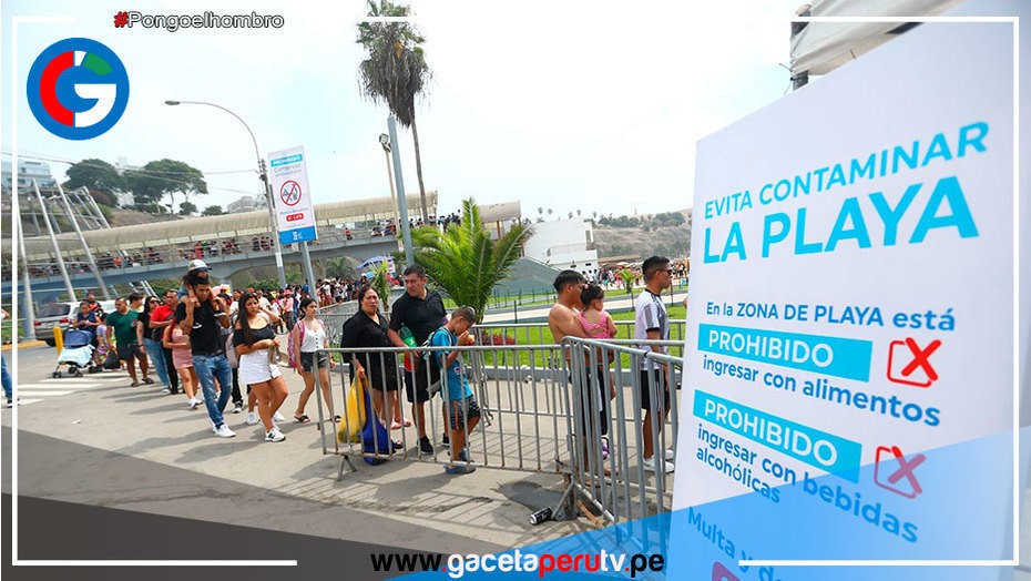 No se podrá ingresar comida y bebidas en las playas de Chorrillos