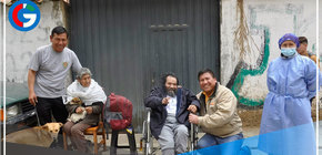 Policías reconstruyen humilde vivienda de ancianos en Áncash