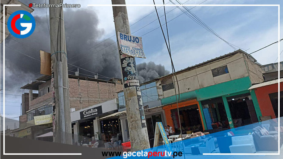 Controlan gran incendio en el Parque Industrial