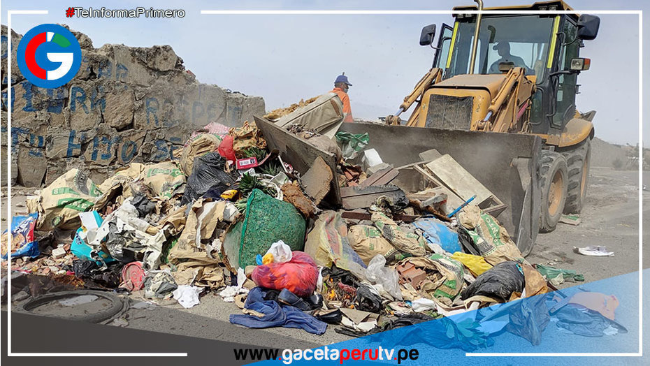 Más de 1500 toneladas de basura y desmonte retiraron en Comas