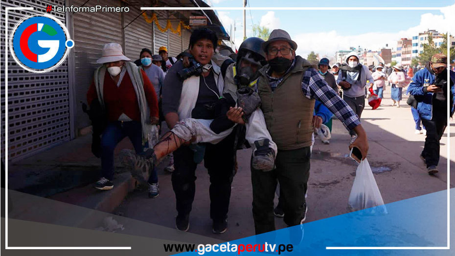 Periodista de Agencia EFE fue herido por la policía en las protestas en Juliaca
