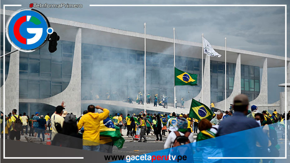 Seguidores de Jair Bolsonaro toman por asalto sede presidencial y el Congreso