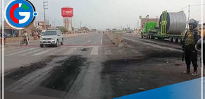 Ambulancia fue atacada y asaltada por manifestantes en Barrio Chino 